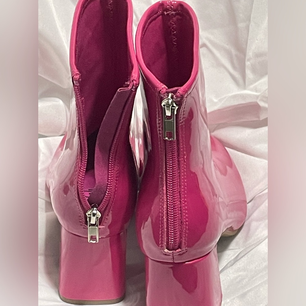 Shein Hot Pink heeled boots Size 9 - Picture 6 of 9